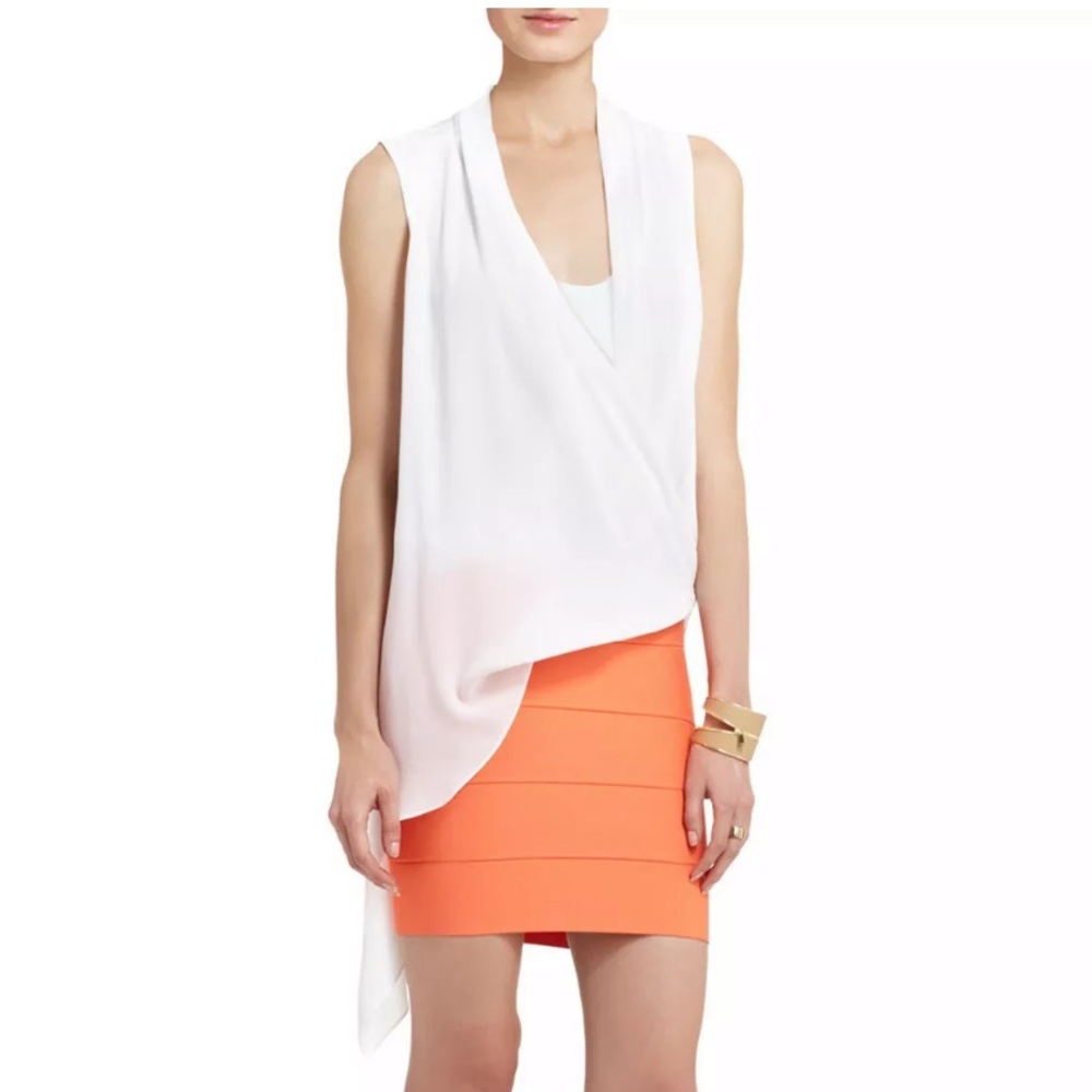BCBGMaxAzria Cecil Draped Top